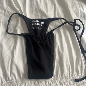 Frankies high cut tie side bikini bottom